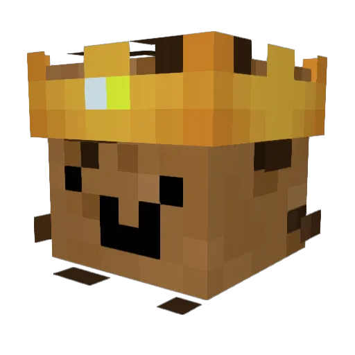 cookietorup Minecraft avatar head, 3D render