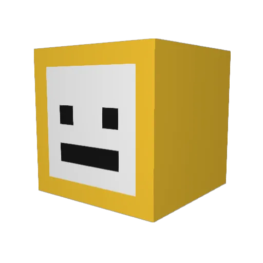 cooking0 Minecraft avatar head, 3D render