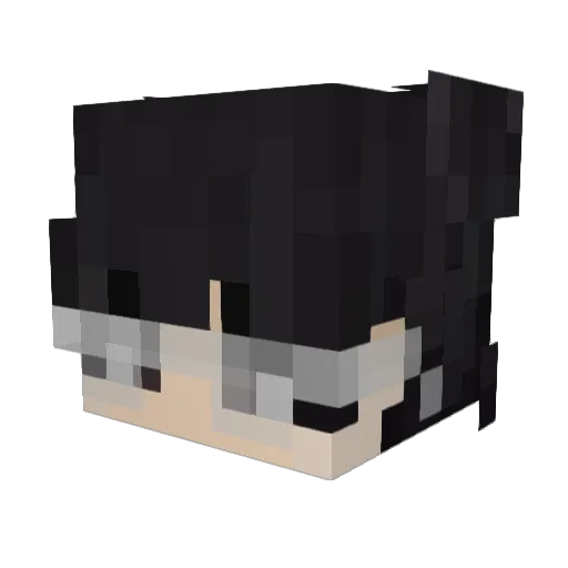 cookizeh Minecraft avatar head, 3D render