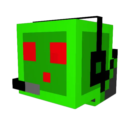 cookymonster2016 Minecraft avatar head, 3D render