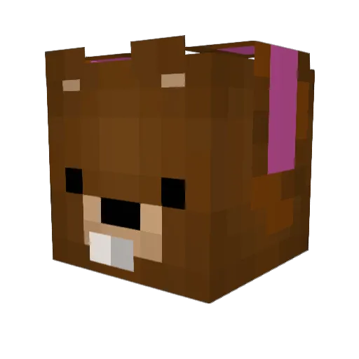cookyyyik Minecraft avatar head, 3D render