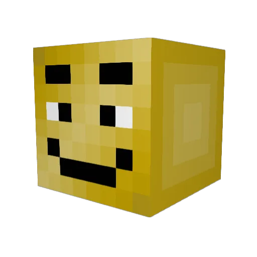 cool450 Minecraft avatar head, 3D render