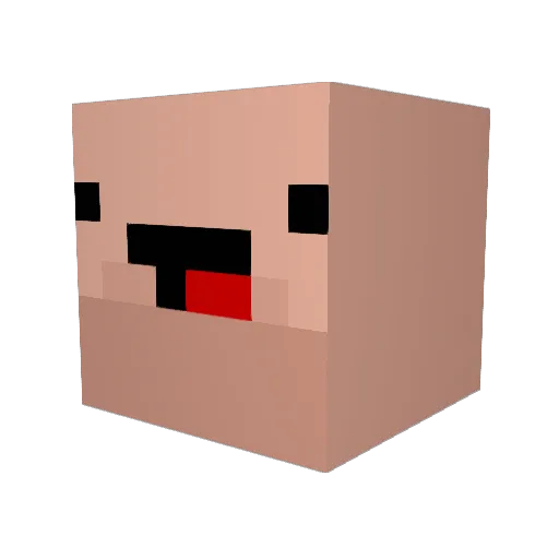 cool_assassin4 Minecraft avatar head, 3D render