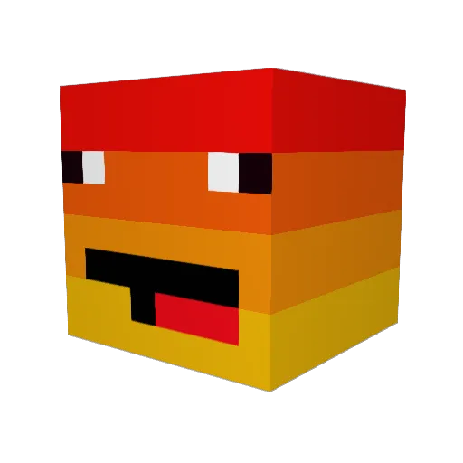 cool_gamerXD_69 Minecraft avatar head, 3D render