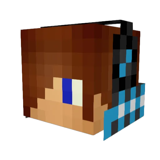 cool_i_am Minecraft avatar head, 3D render