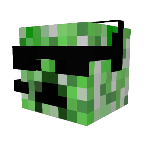 cool_nigga Minecraft avatar head, 3D render