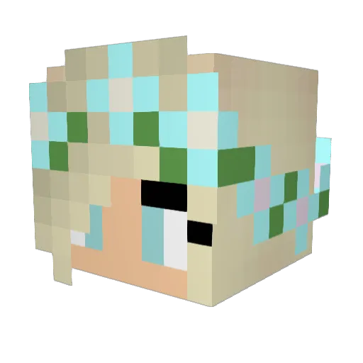 cool_whip_cakz Minecraft avatar head, 3D render