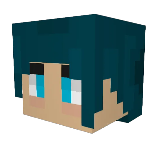 coolant_drinker Minecraft avatar head, 3D render