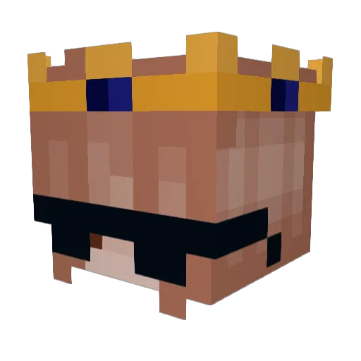 coolcat1234567 Minecraft avatar head, 3D render