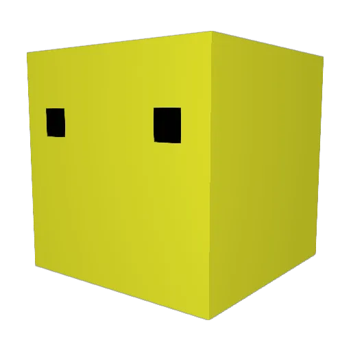 coolcheese Minecraft avatar head, 3D render