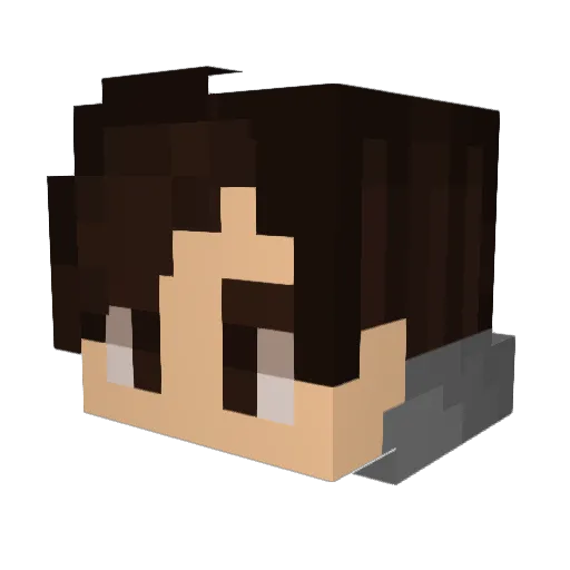 coolcisco Minecraft avatar head, 3D render