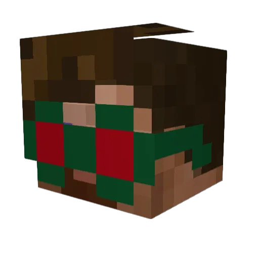 coolcorn69 Minecraft avatar head, 3D render
