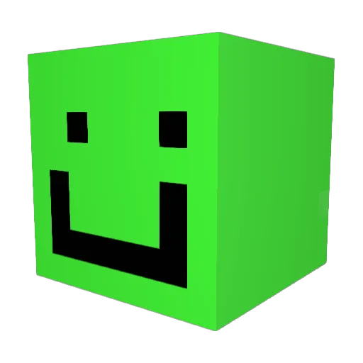 cooldoo Minecraft avatar head, 3D render