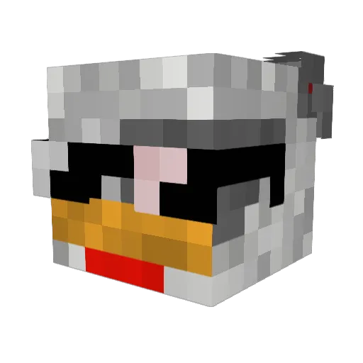 coolduck16 Minecraft avatar head, 3D render