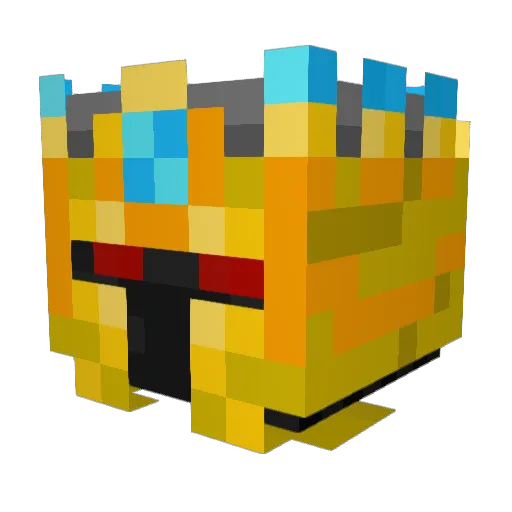 cooldued97 Minecraft avatar head, 3D render