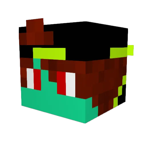 coolemarcosie Minecraft avatar head, 3D render