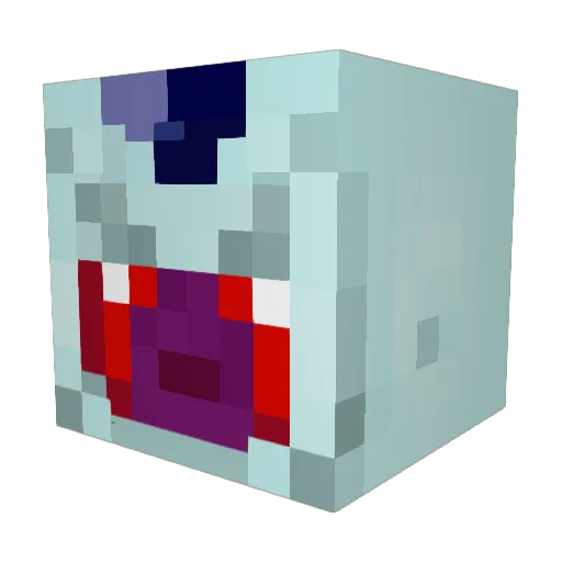 coolersimp Minecraft avatar head, 3D render