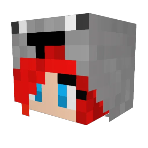 coolexplosion Minecraft avatar head, 3D render