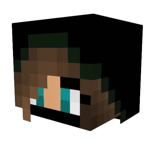 coolgal310 Minecraft avatar head, 3D render