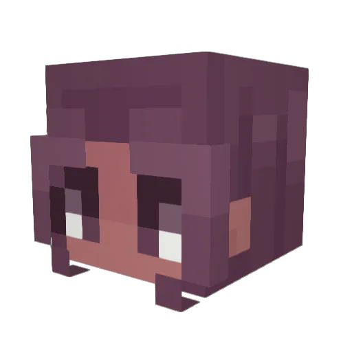 coolgirll27 Minecraft avatar head, 3D render