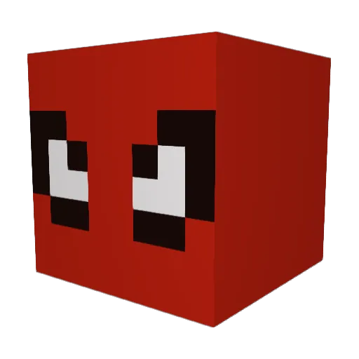 coolgrl69420 Minecraft avatar head, 3D render