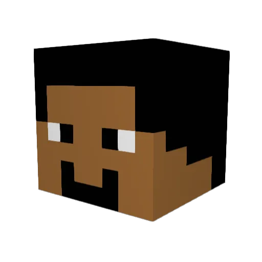 coolguy1578 Minecraft avatar head, 3D render
