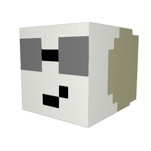 coolguyjules Minecraft avatar head, 3D render