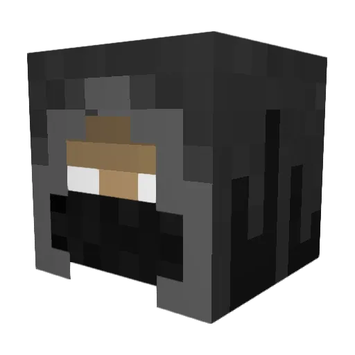 coolibaali Minecraft avatar head, 3D render