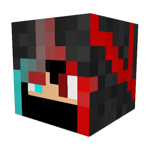 coolj57 Minecraft avatar head, 3D render