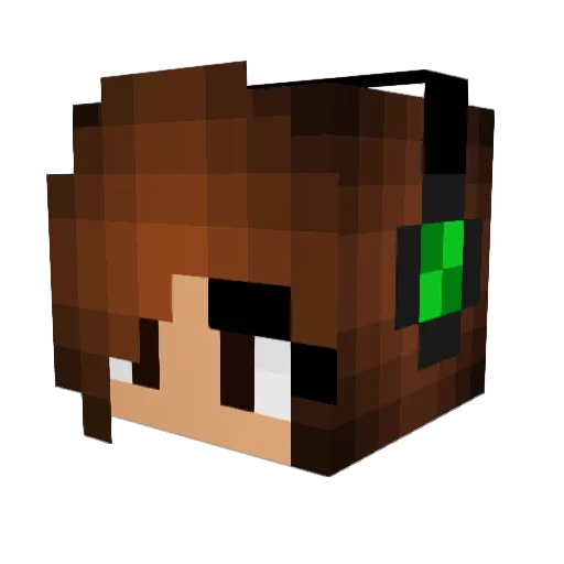 coolkitty29 Minecraft avatar head, 3D render