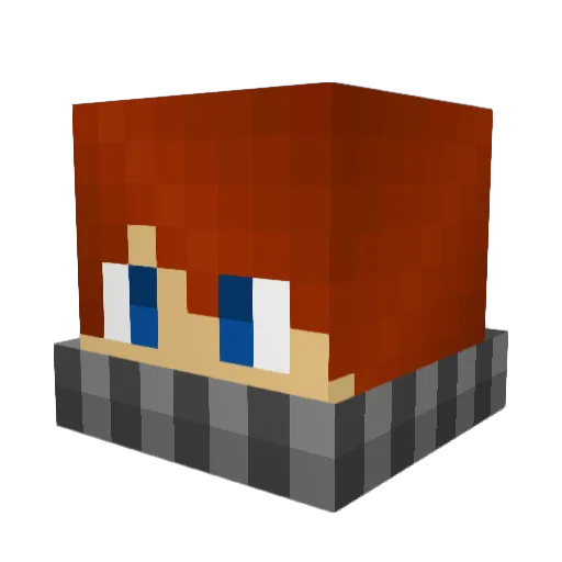 coollogan1234 Minecraft avatar head, 3D render