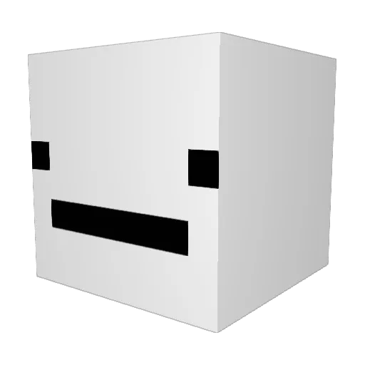 coolmangocat Minecraft avatar head, 3D render
