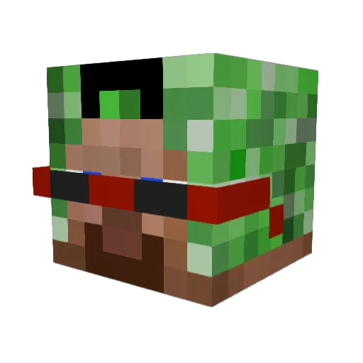 coolmanjj123 Minecraft avatar head, 3D render
