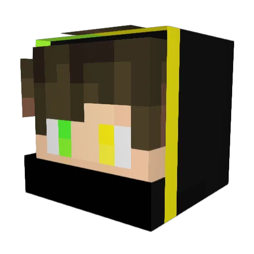 coolmir23 Minecraft avatar head, 3D render