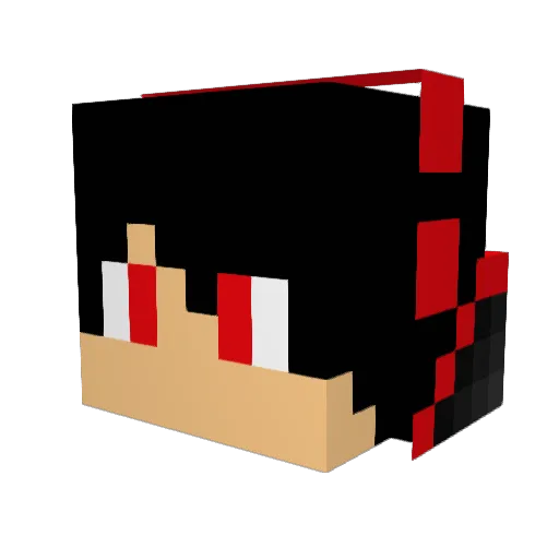 coolmndude Minecraft avatar head, 3D render