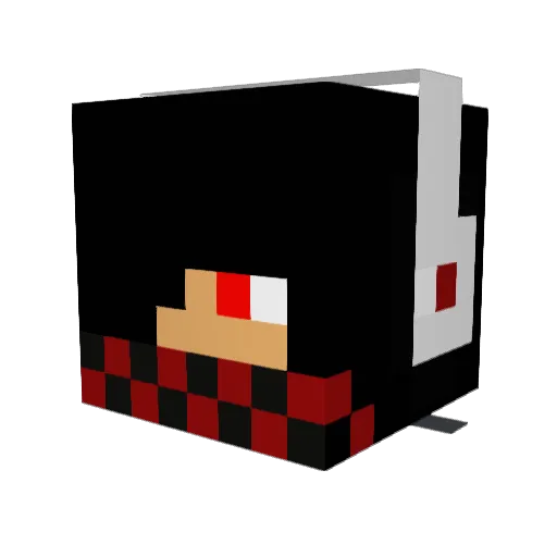 coolmoon34 Minecraft avatar head, 3D render