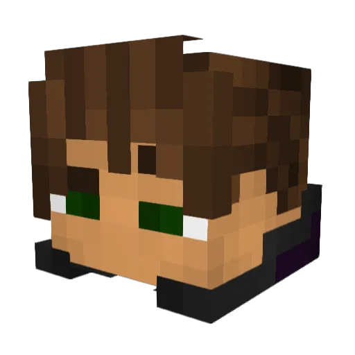 coolnek Minecraft avatar head, 3D render