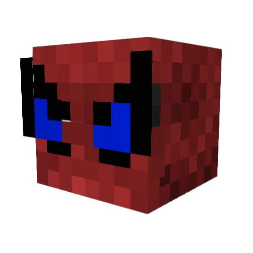coolpal4 Minecraft avatar head, 3D render