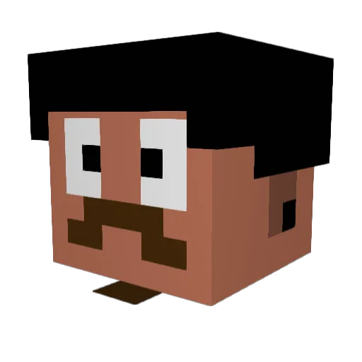 coolpapitas185 Minecraft avatar head, 3D render