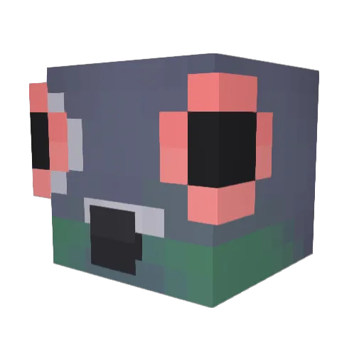 coolpigeon433 Minecraft avatar head, 3D render