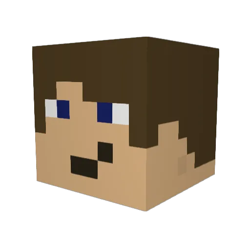 coolpizzaboy Minecraft avatar head, 3D render