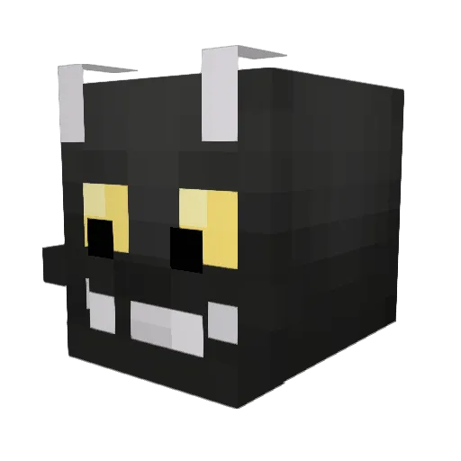 coolpup Minecraft avatar head, 3D render