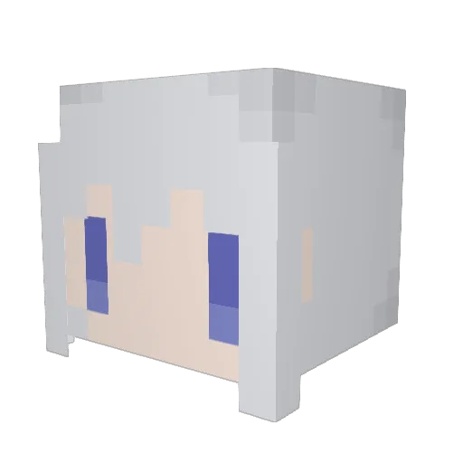 coolram840 Minecraft avatar head, 3D render