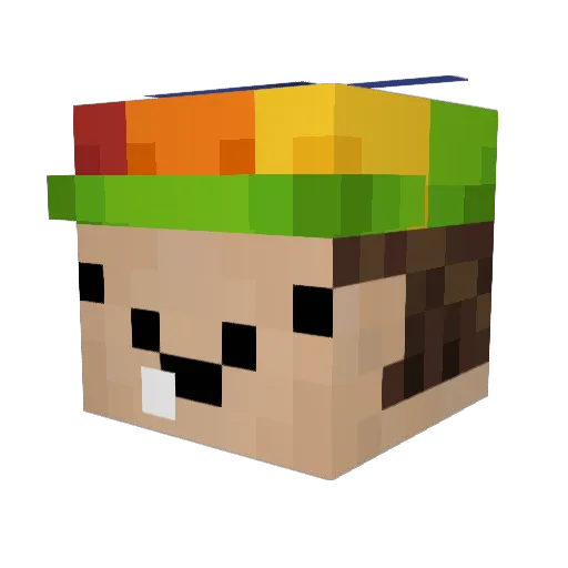 coolstkid Minecraft avatar head, 3D render