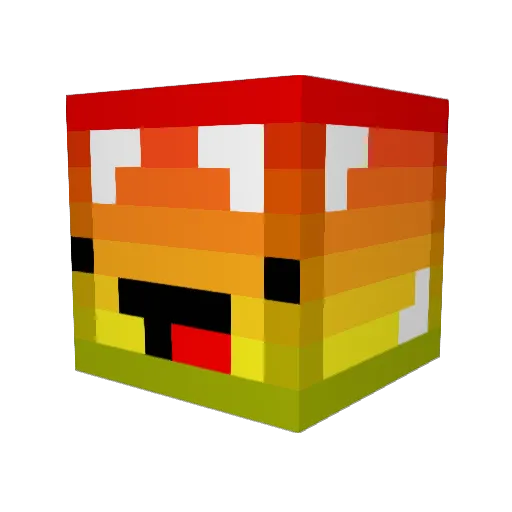 coolzombie123 Minecraft avatar head, 3D render