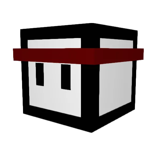 coonerism Minecraft avatar head, 3D render