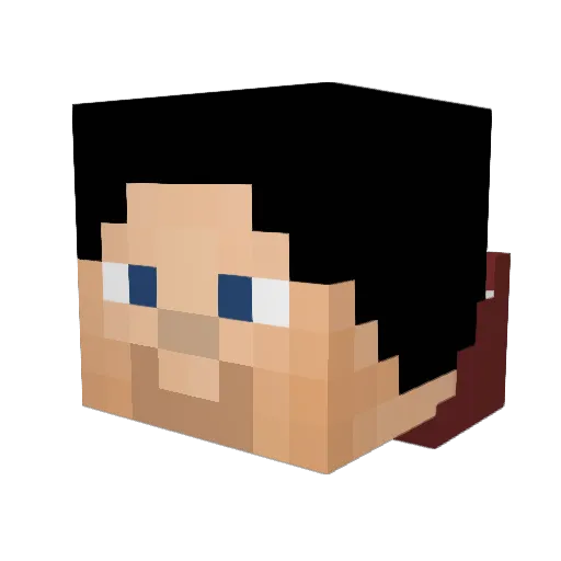 cooolnameMP4 Minecraft avatar head, 3D render