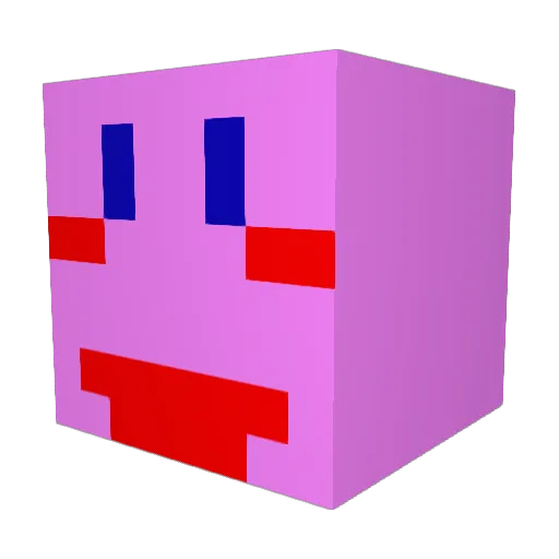 cooooch Minecraft avatar head, 3D render