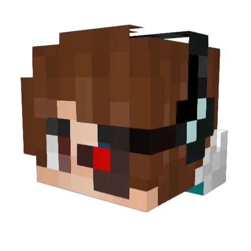 cooperparkes80 Minecraft avatar head, 3D render