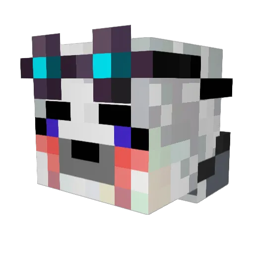 coopertherock Minecraft avatar head, 3D render